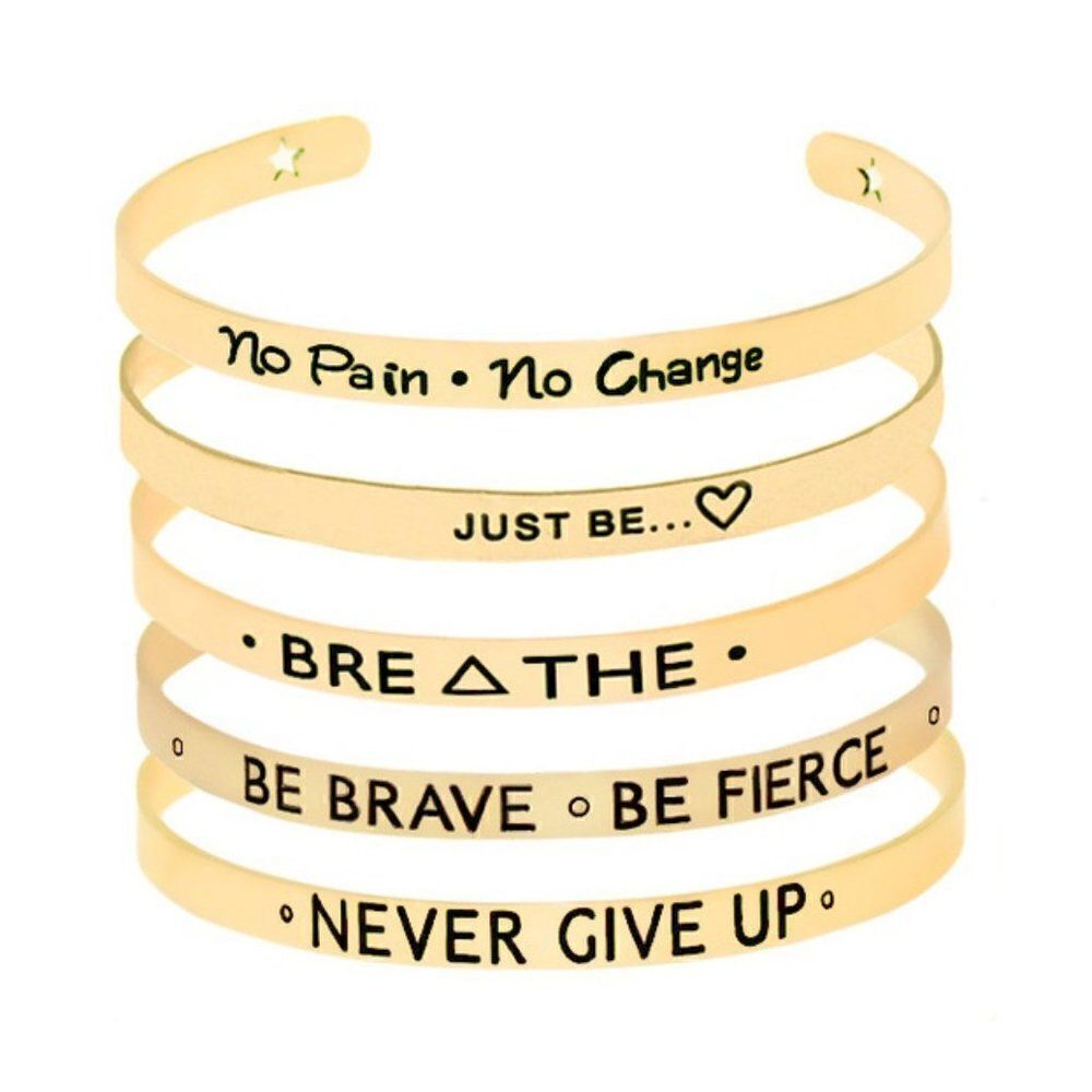 Ladies Motivational Bracelet Set 